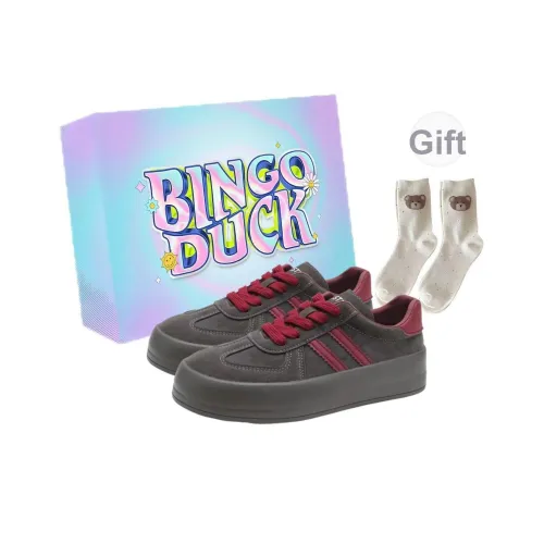 BINGO DUCK Slip-resistant и дышащие низкие кеды для скейтбординга женские