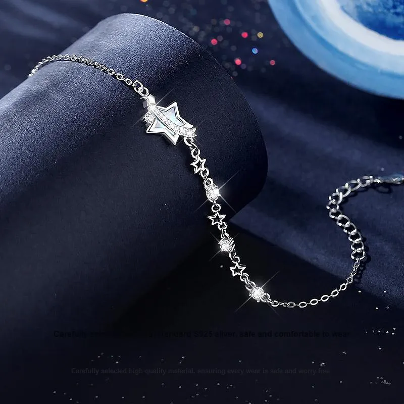 R Z Y S925 Silver Bracelets Women's-2