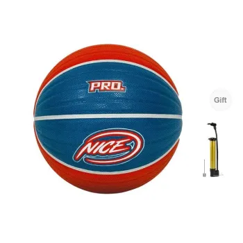 NICEID PU Basketball Red Blue Size 7 Street Training Competition Unisex