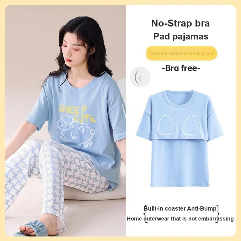MADALLO Pajama Set Women's Lake Blue-2