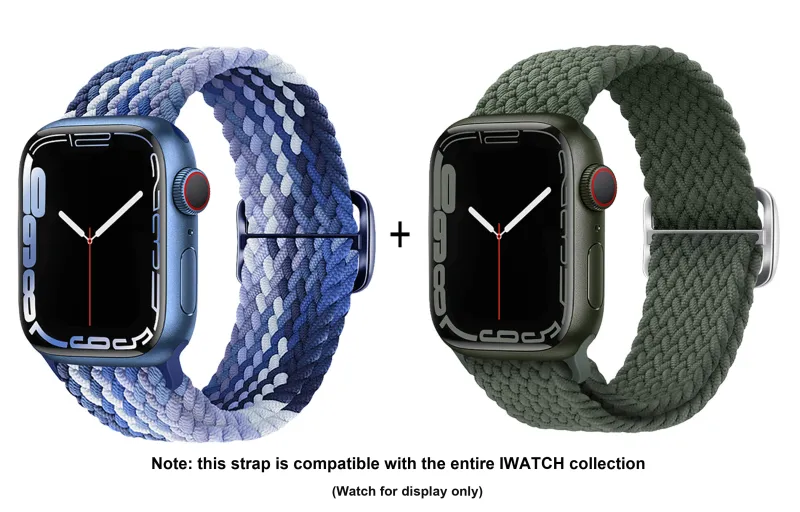 ZHISHENG Apple Compatibility Watch Band 38~49mm Watch Dial Nylon Material-17