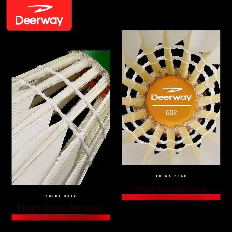 DEERWAY 602 1 Pack Duck Feather Big Board Duck Feather Shuttlecocks-3