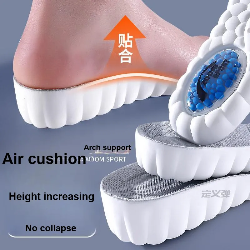 Footprint Tribe Antibacterial Mesh+PU+Popcorn Air Cushion Insoles Unisex-1
