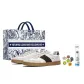 Korean White/Chocolates Dark Brown (Shopping Bag Included+Smiley Face Shoe Buckles *6+Shoes Cleaner)
