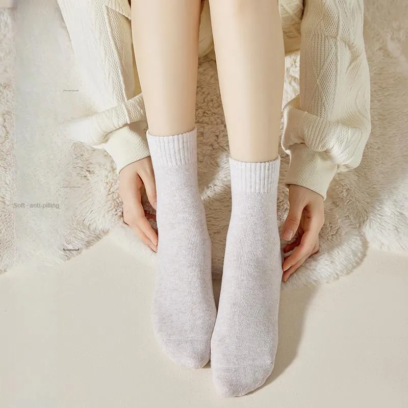 MIIOW Mid Calf Socks Women's 3 Pack-14