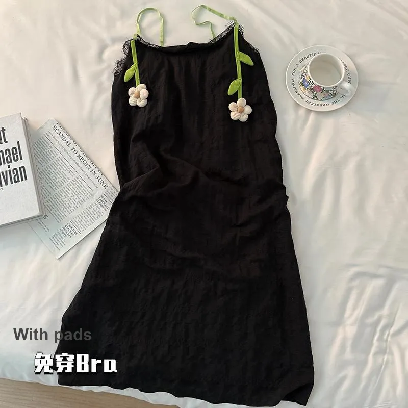 Maultiay Nightgown Summer Women's-5