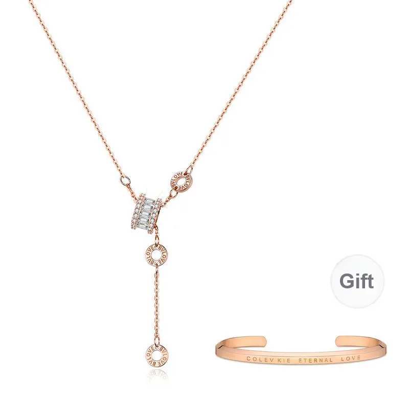 Colev Kie S925 Silver Necklaces Women's-12