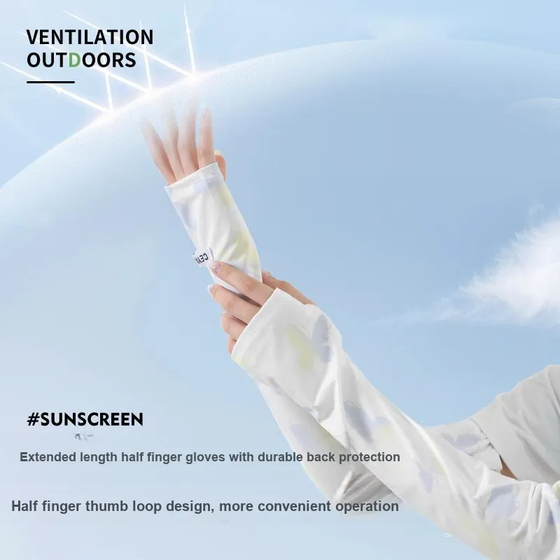 NANJIREN Polyamide Sun Protection Sleeves Women's-1