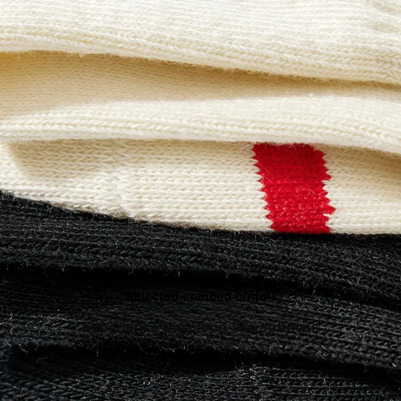 PLAN IN Mid Calf Socks Unisex 5 Pack-3