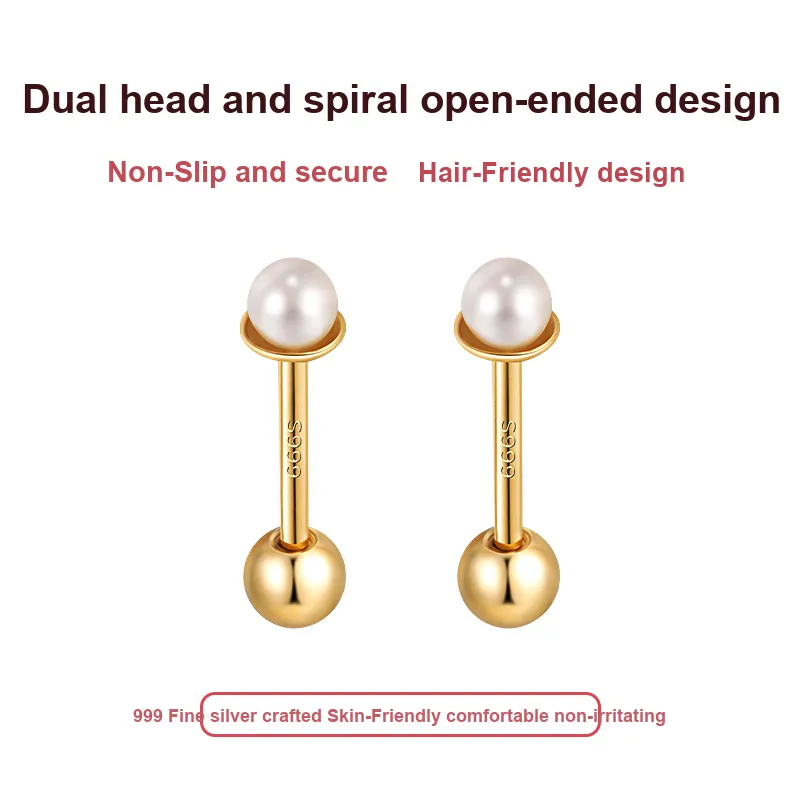 Daisy Dream 999 Fine Silver Stud Earrings Women's-2
