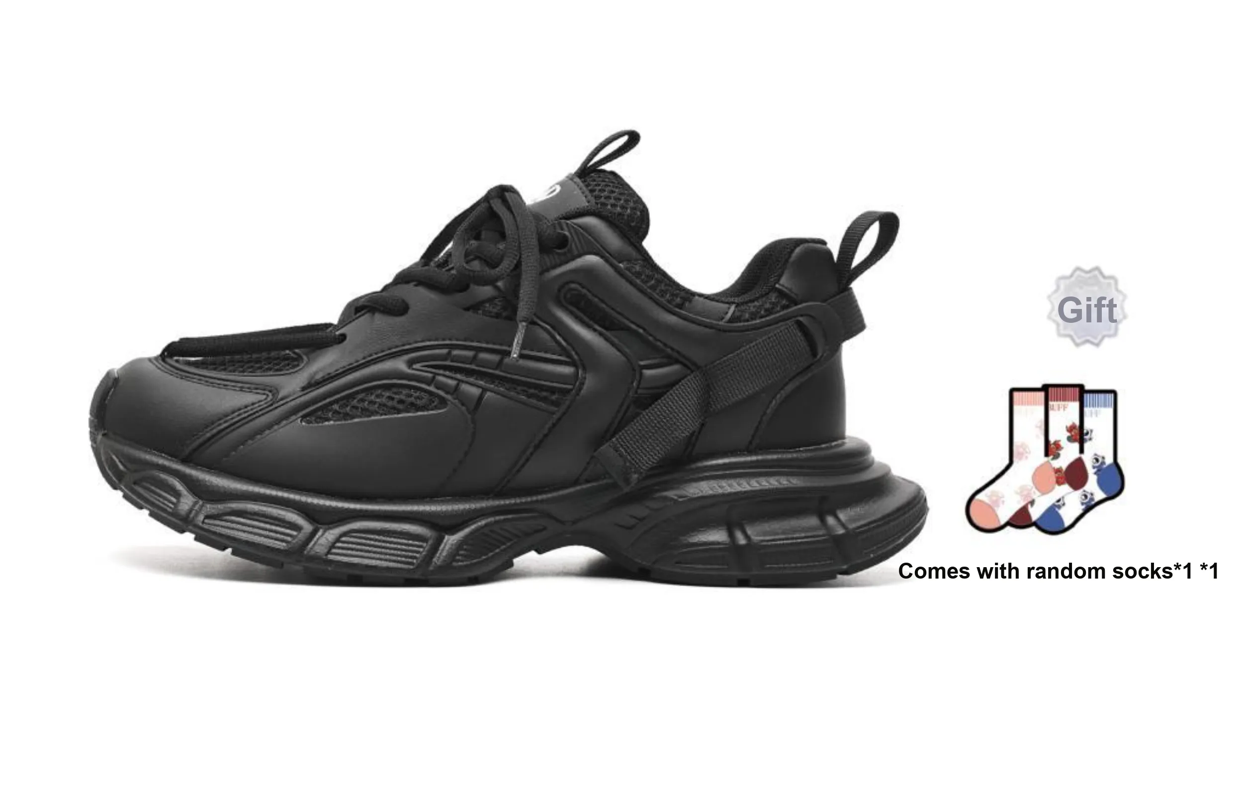 BUFFALO BOUND Anti-Slip Wear-Resistant Low-Top Chunky Sneakers Men's