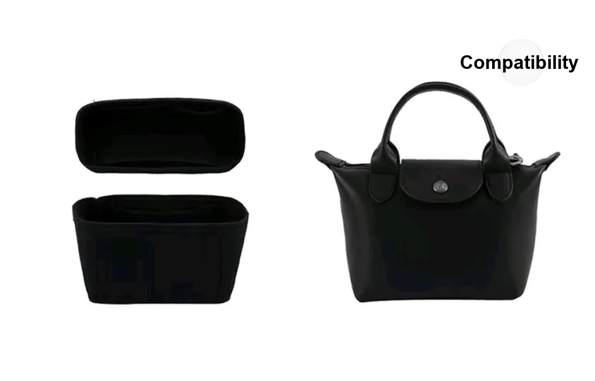 Lan Bao Fan DuPont Paper Inner Support Packaging Women's Black