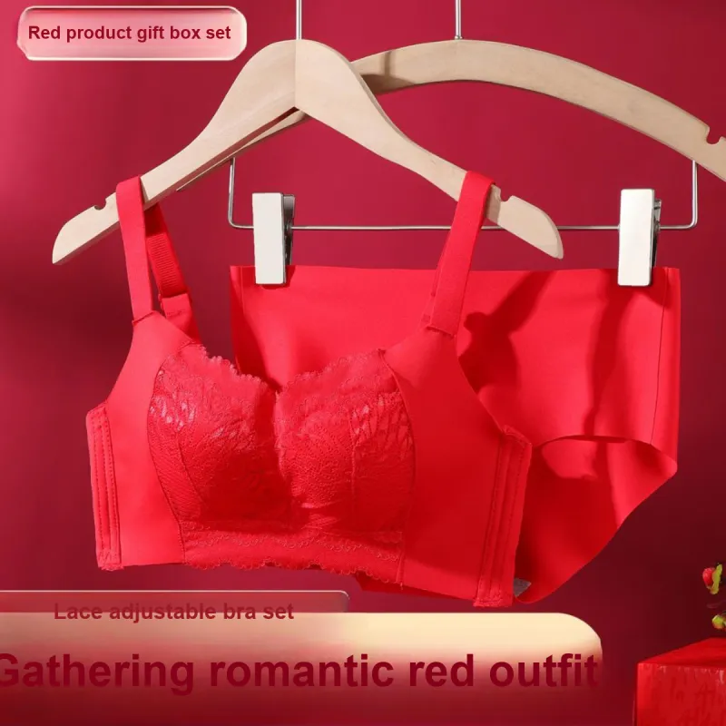ALDOLA Underwear Set Women's Red-2