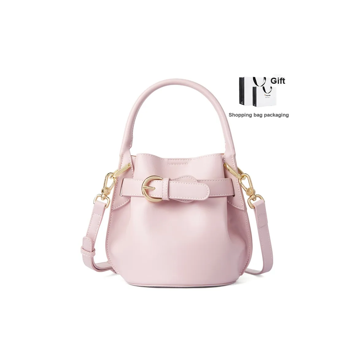 TUCANO ПУ (полиуретан) Сумка-ведро Сумка через плечо Сумка Маленькая Женская Таро Фиолетовая