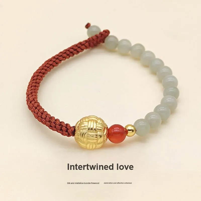 Royal Heaven's Choice Bracelets Pale Greenish White Jade Unisex-1