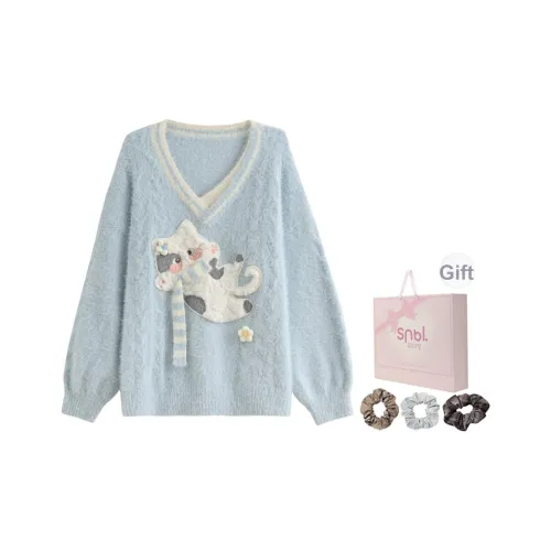 SNBL Синий Женский Свитер