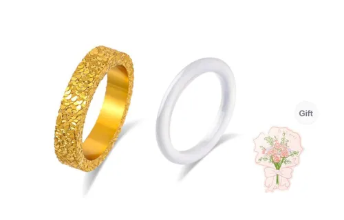 D.K.X Colored Glaze Rings Women's