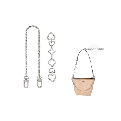 Gloya Металл Сумка Ремень Женская Серебряная