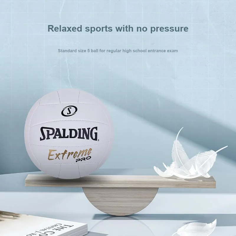 SPALDING TPE Size 5 Ball Volleyball Unisex White-3