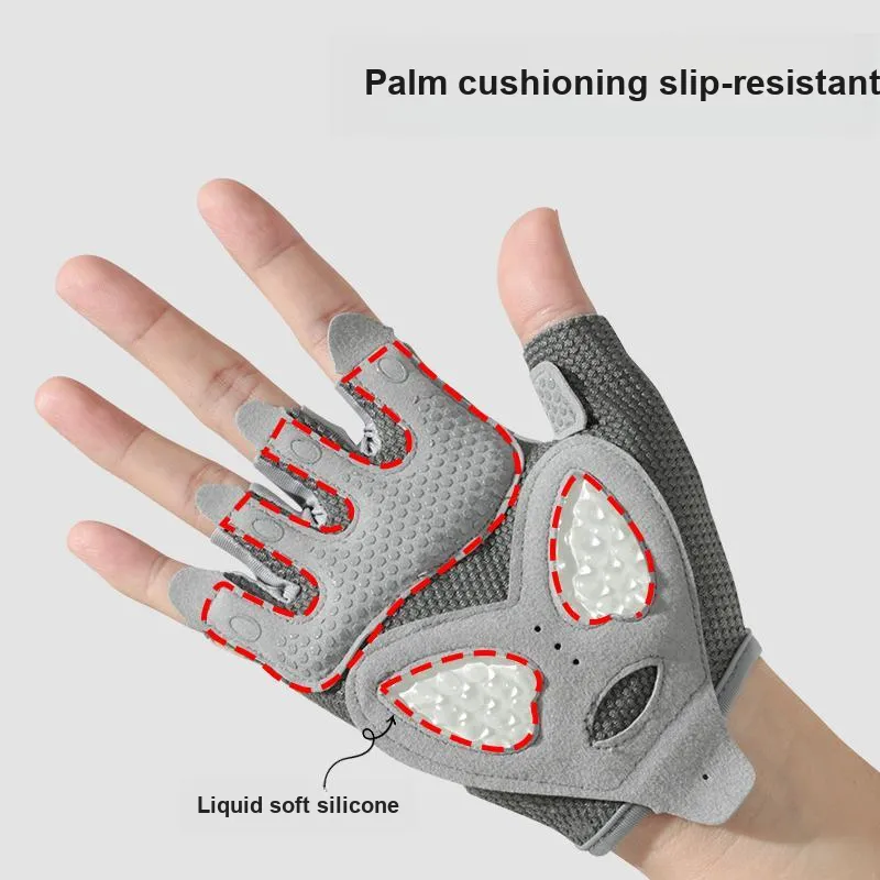 Shizhu Slip Resistant Fitness Gloves Unisex Multiple Colors-9
