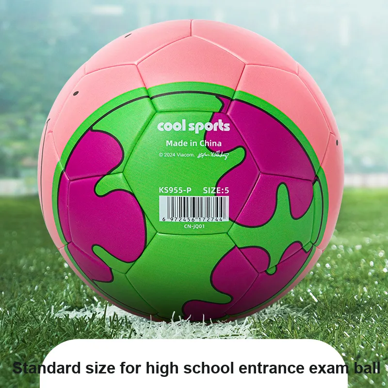 Kuangmi SpongeBob SquarePants Collection Size 5 Soccer PU Seamless Thermal bonding Unisex Pink-16