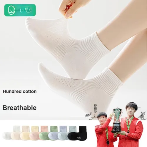 QINXIANGJIAN Mid Calf Socks Women's 5 Pack