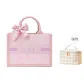Pink Trumpets+Chanel-Inspired Makeup Bag
