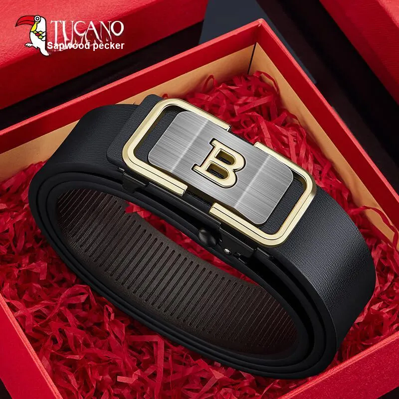 TUCANO Cow Leather Belts Men's Width 3.3CM-3