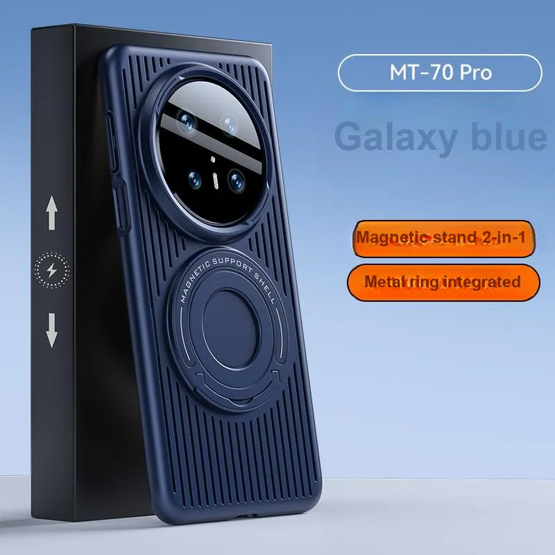 ZHUOJI PC Material Magnetic Stand Heat Dissipation Phone Case Compatibility Huawei Mate 70 Collection-7