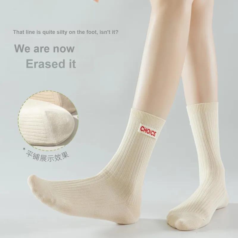 XXLLG Mid Calf Socks Women's 2 Pack-2