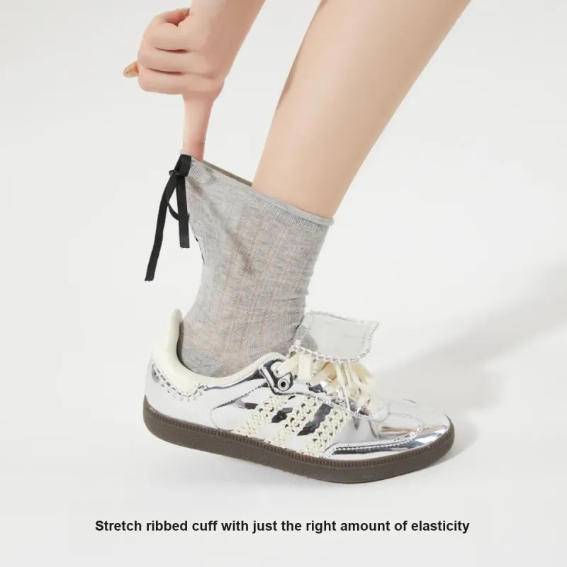JIAZINI Mid Calf Socks Women's 3 Pack-5