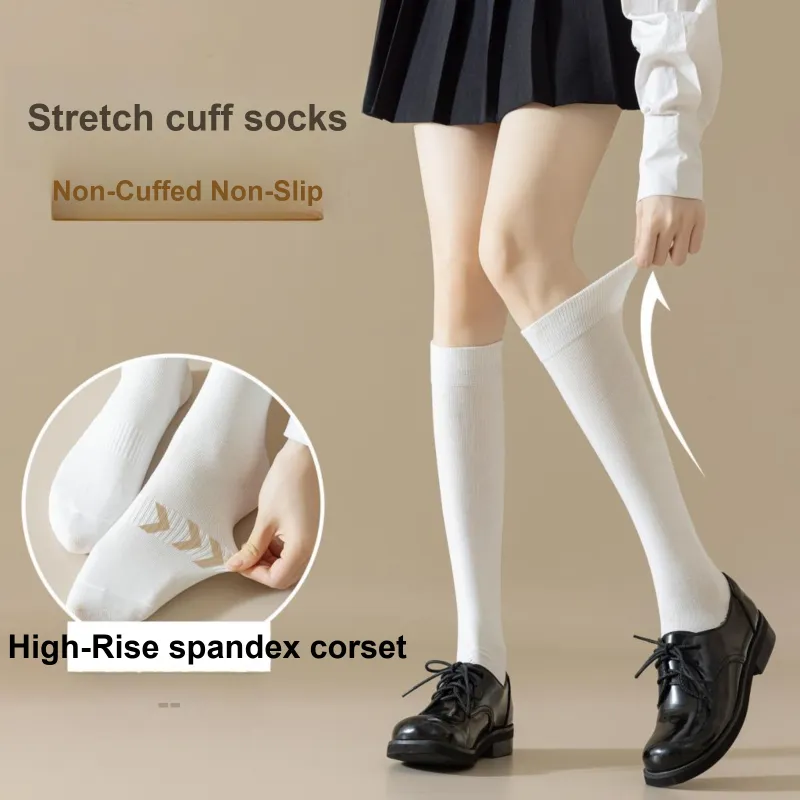 XXLLG Knee High Socks Women's 4 Pack-2