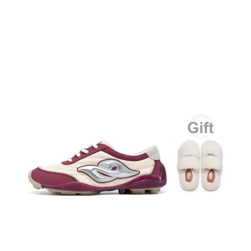 OGR MG MULTI Ground Амортизация Износостойкие футбольные бутсы Женские Бежево-красные