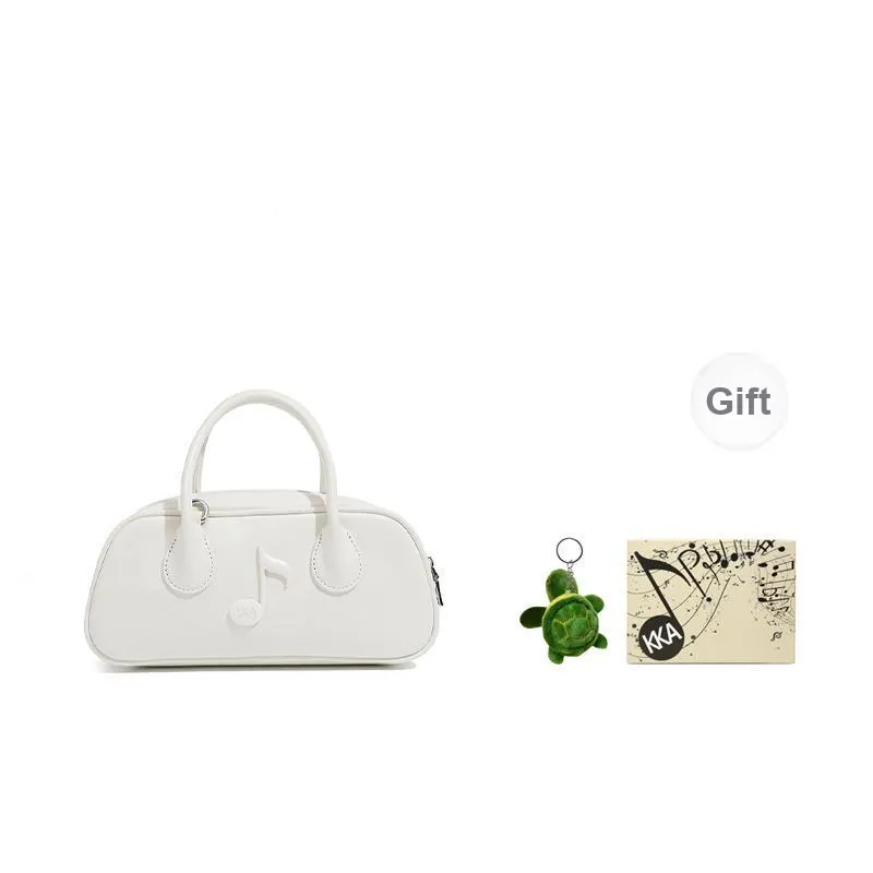 KKA PU Handbags Shoulder Bag Crossbody Bag Regular Women's Silver/Black/White-9