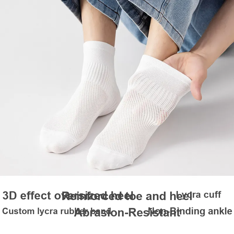 MIIOW Mid Calf Socks Men's 5 Pack-9