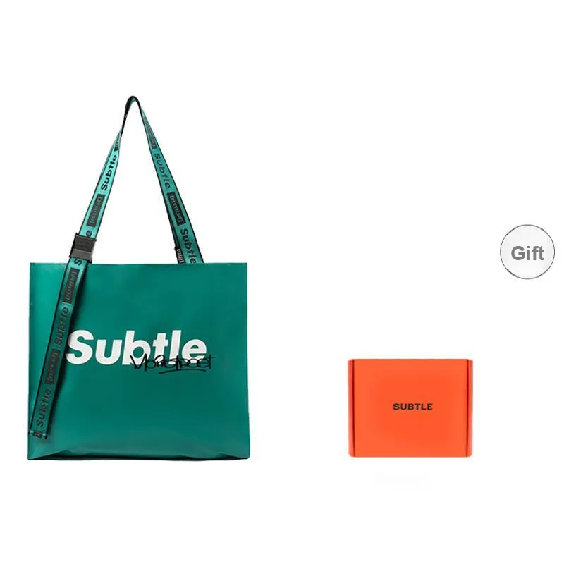 Subtle PVC Shoulder Bag Large Size Unisex Multicolor-0