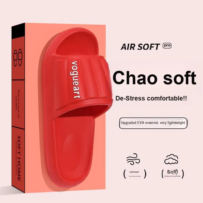 Foot Recreation Home Practical Summer Slip Resistant Quiet Bathroom Bathing Soft Sole Slippers-5