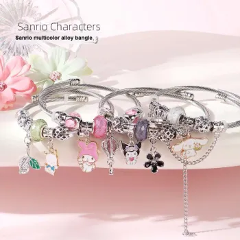 FIRST PARTY Cinnamoroll Kuromi Pochacco My Melody Sanrio/Sanrio Kuromi Alloy Bracelet Lanyards