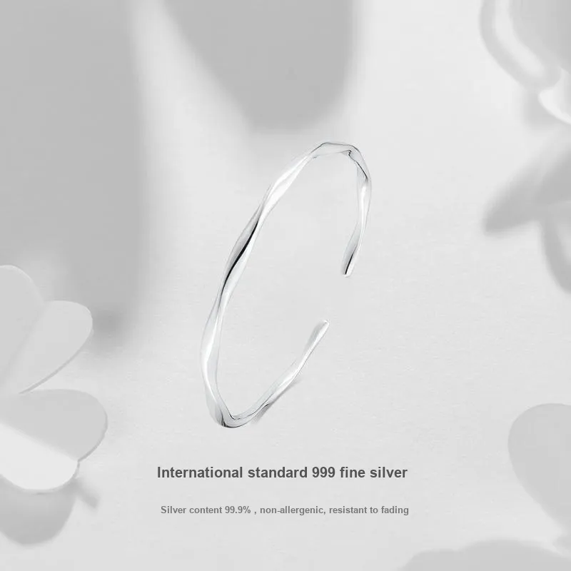 JUICY GRAPE S999 Fine Silver Bangles Women's-2