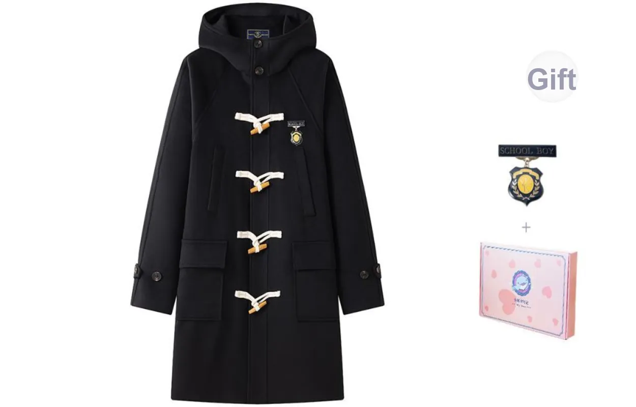 Tokyo Season Coat Fall Winter Unisex Gift Box Set Black