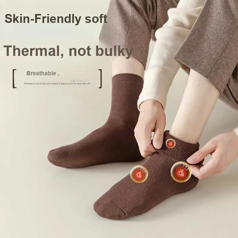MIIOW Mid Calf Socks Men's 5 Pack-7