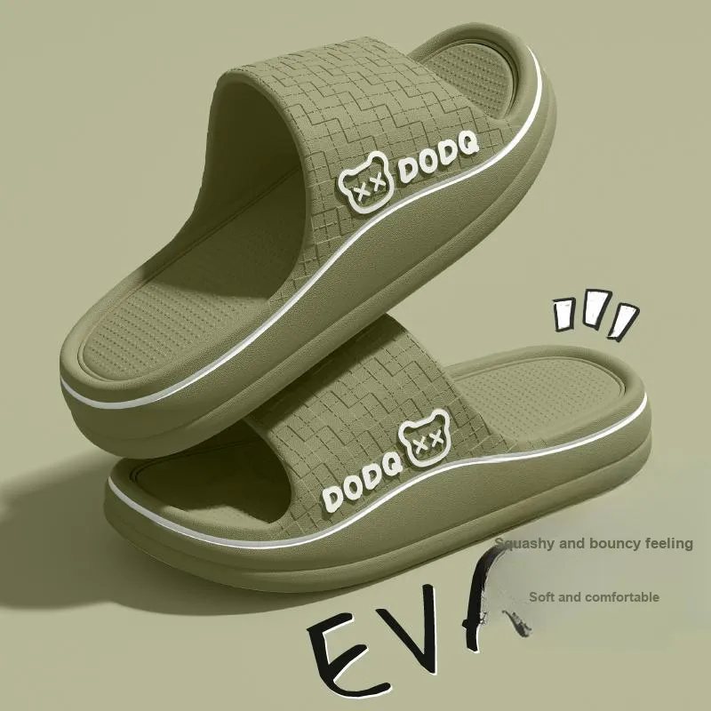 LUNNIFEIYA EVA Indoor All Season All Platform Quiet Squashy And Bouncy Feeling Slip Resistant Home Slippers-3