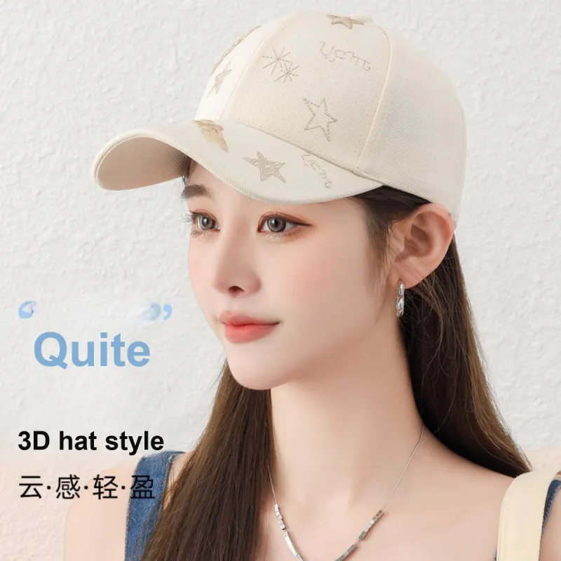 CATELLES 100% Cotton Excluding Attached Lining And Embroidery Thread Baseball Caps Unisex-3