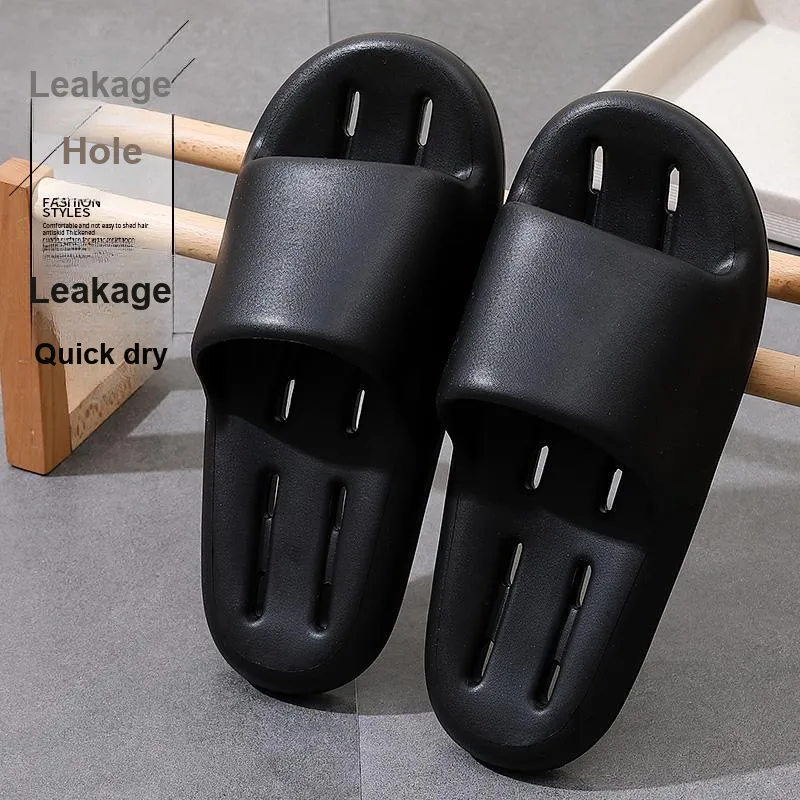Foot Recreation Summer Bathroom Bathing Anti Slip And Wear Resistant Comfortable Home Slippers, Unisex-29