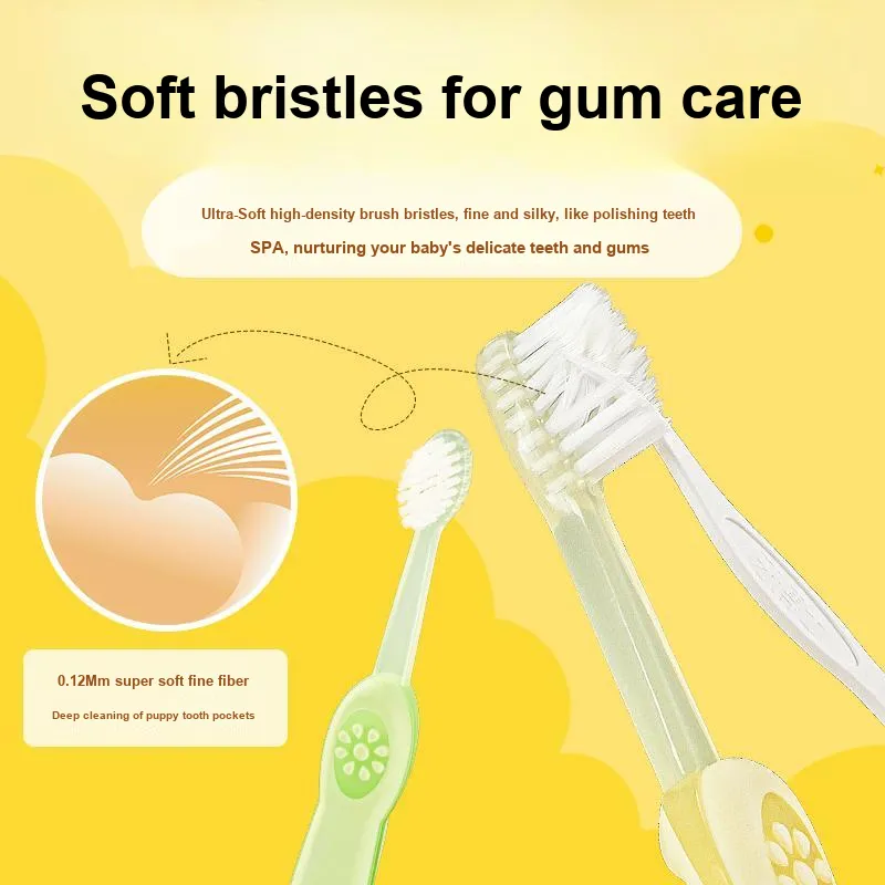 Dr. Tooth ZhiQu Baby Kids' Toothbrush Tooth Cleaning Gum Protection 2 Pcs-2