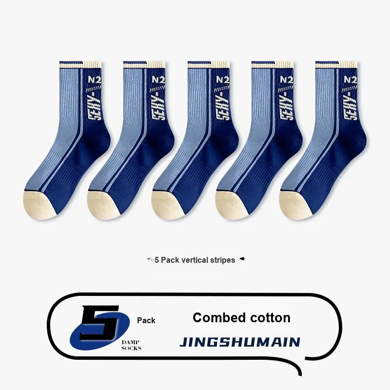 ROBINHOOD Mid Calf Socks Men's 5 Pack-15