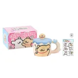 Little Golden Retriever Style Heart Cup with Lid