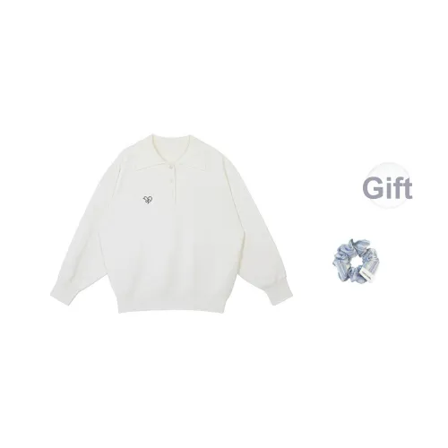 KYKW Белая резинка для волос Розыгрыш Унисекс Трикотаж