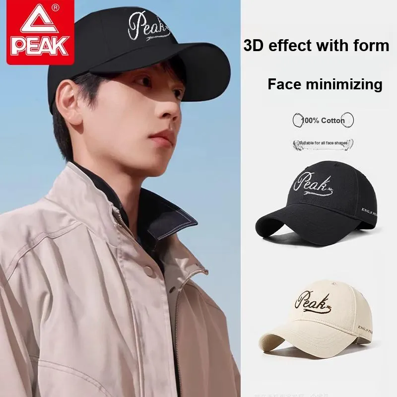 PEAK Cotton Baseball Caps Unisex-1