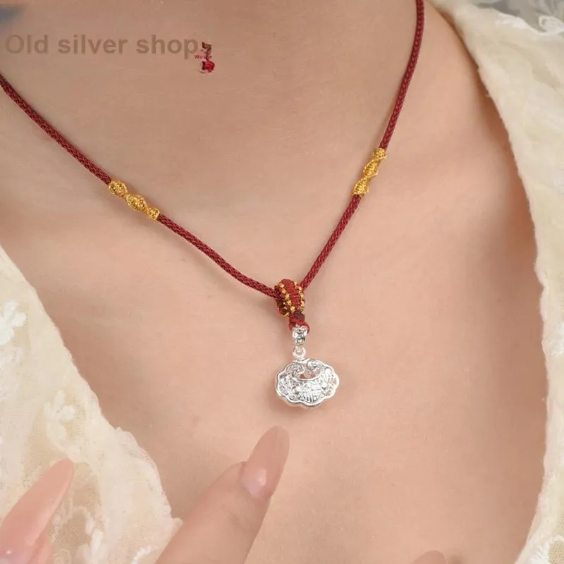 Wylyp Sterling Silver 990 Necklaces Women's-13